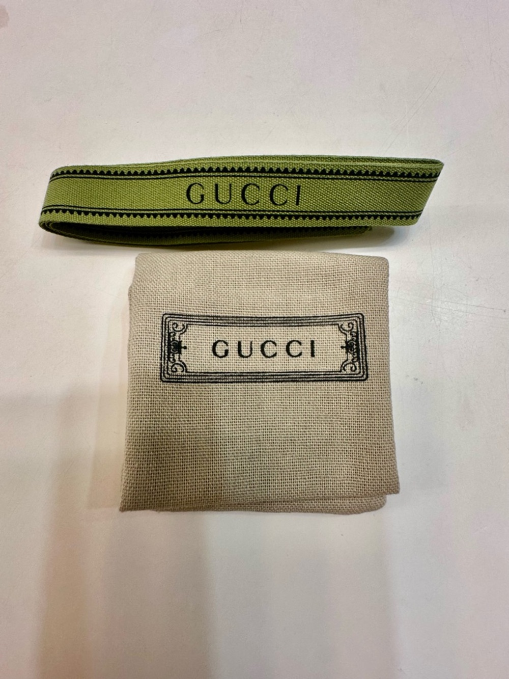 Gucci Ribbon and Dust Bag (New)